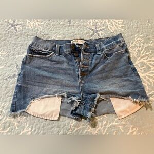 Mudd jr size 11 stretch jean cut off shorts